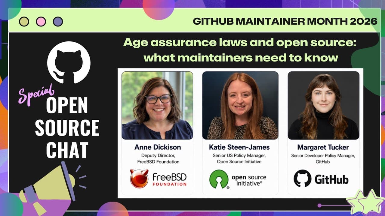 Age assurance laws and open source: what maintainers need to know