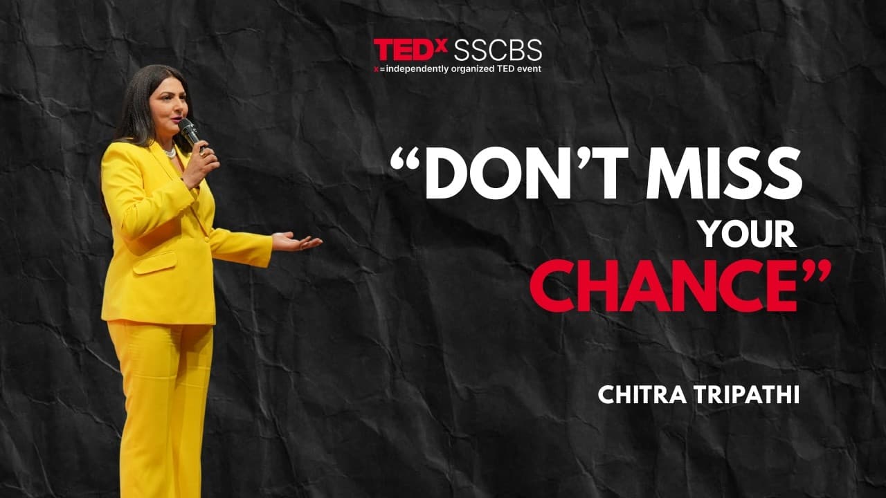 Finding Your Voice in a World Full of Noise | Chitra Tripathi | TEDxSSCBS