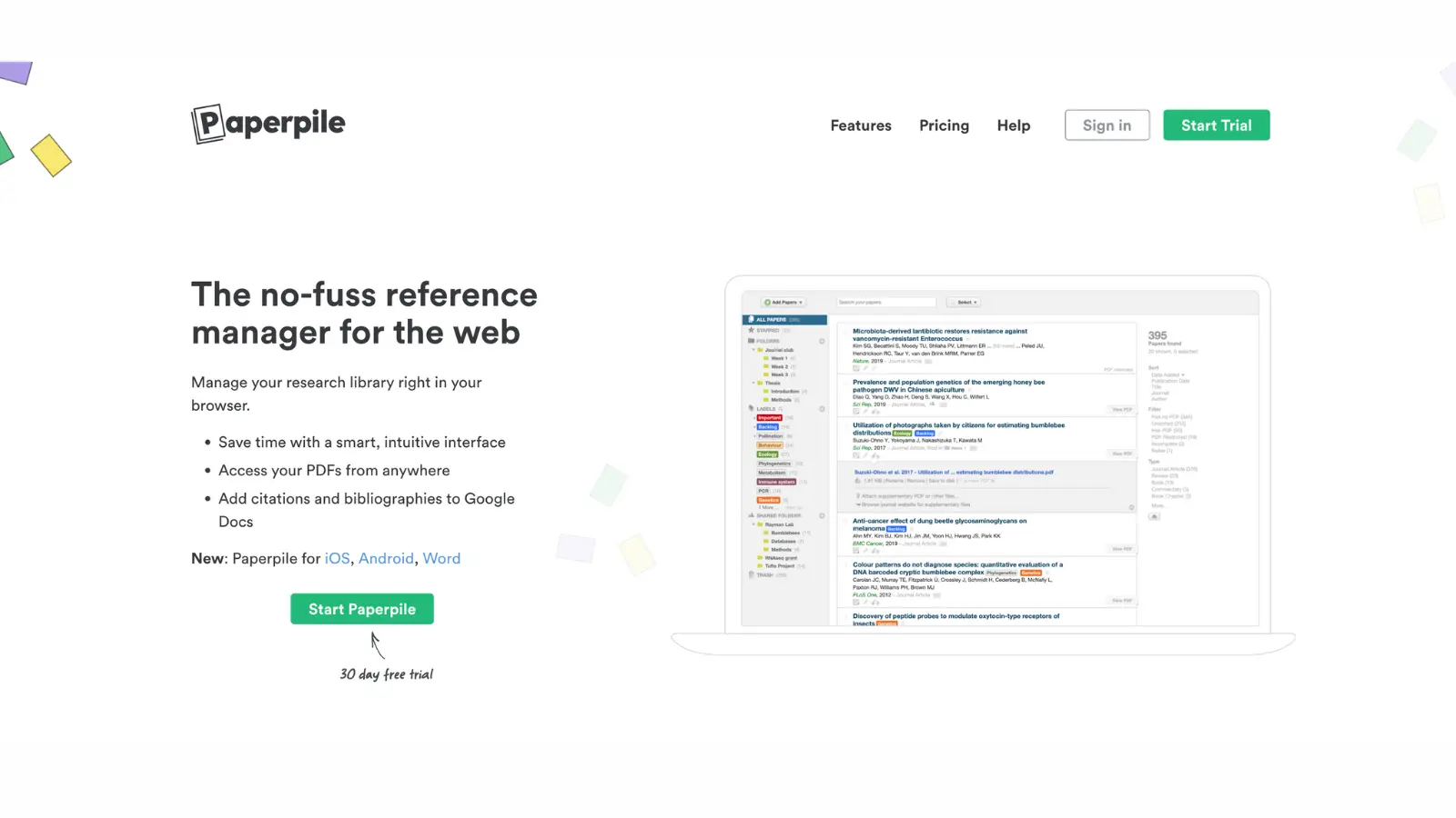 Paperpile PDF summarizer