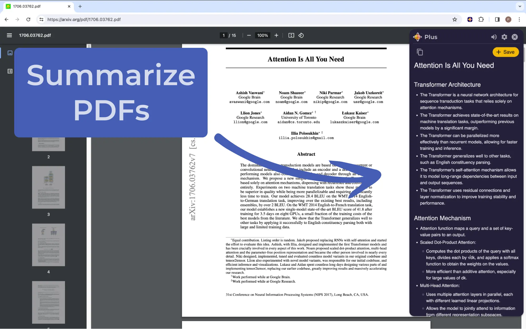 How to use AI to summarize PDFs with Recall