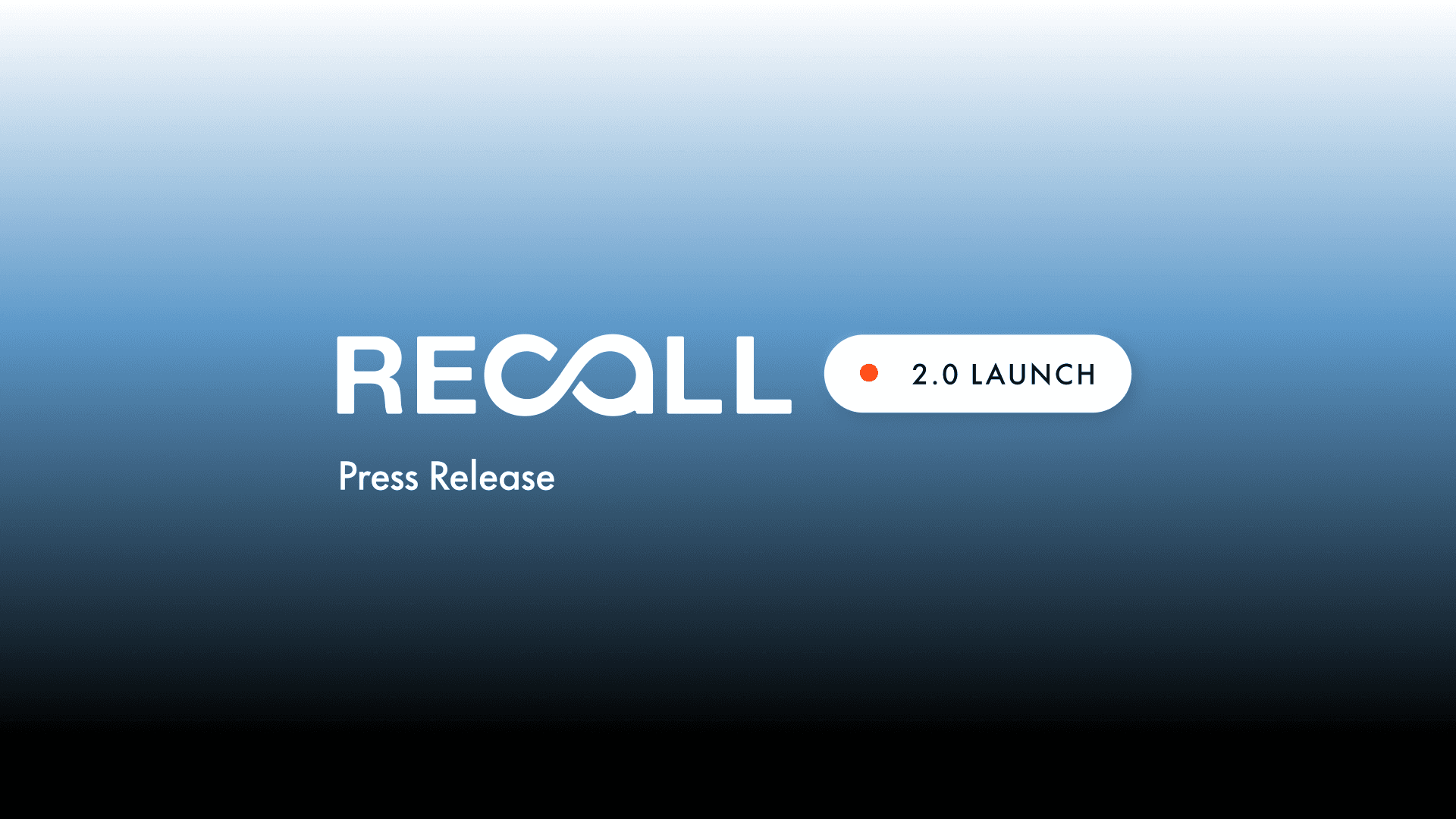 AI Leveled the Playing Field. Recall 2.0 Turns Your Knowledge Into Your Edge.