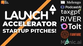 Startup Pitches! LAUNCH Accelerator Demo Day | E1902