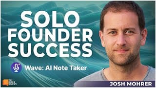 Uber's leadership lessons, AI's disruption, and the power of solo founders with Josh Mohrer | E1911