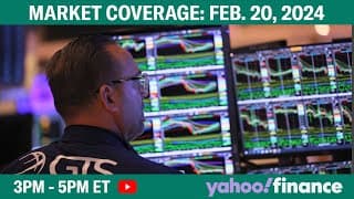 Stock market today: Tech stocks lead market slide with Nvidia earnings on deck | February 20, 2024