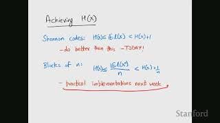 Stanford EE274: Data Compression I 2023 I Lecture 4 - Huffman Codes