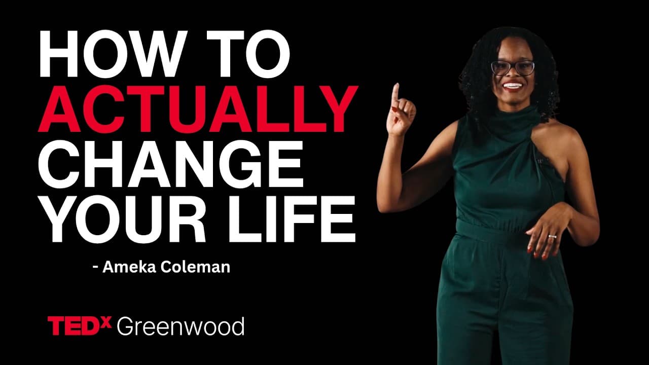 Self-awareness alone won’t change your life | Ameka Coleman | TEDxGreenwood