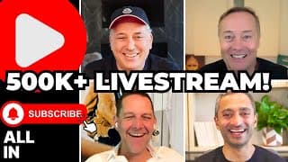 500K Subscriber Livestream! | All-In Podcast