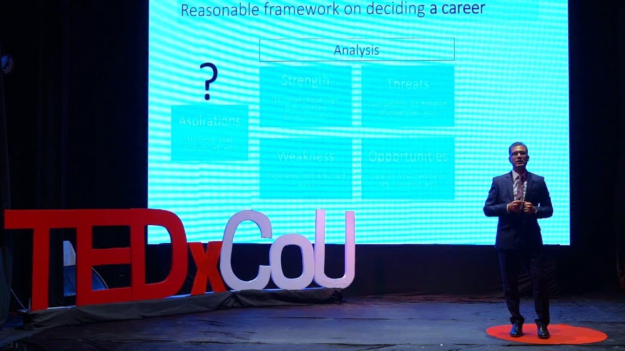 Tired of Job Hunting? This Might change the perspective | Atiq Uz Zaman Khan | TEDxCOU