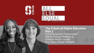 Ep44 “The Future of Higher Education Part 1” with Carmen Twillie Ambar and Kimberly Wright Cassidy