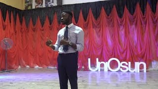 Igniting Transformative Change through Glocal Health Innovation | Motadegbe E. Adeyemo | TEDxUniOsun