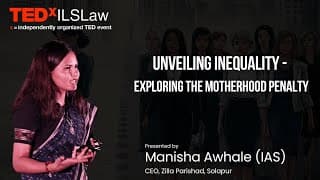 UNVEILING INEQUALITY - EXPLORING THE MOTHERHOOD PENALTY | Manisha Awhale | TEDxILSLaw