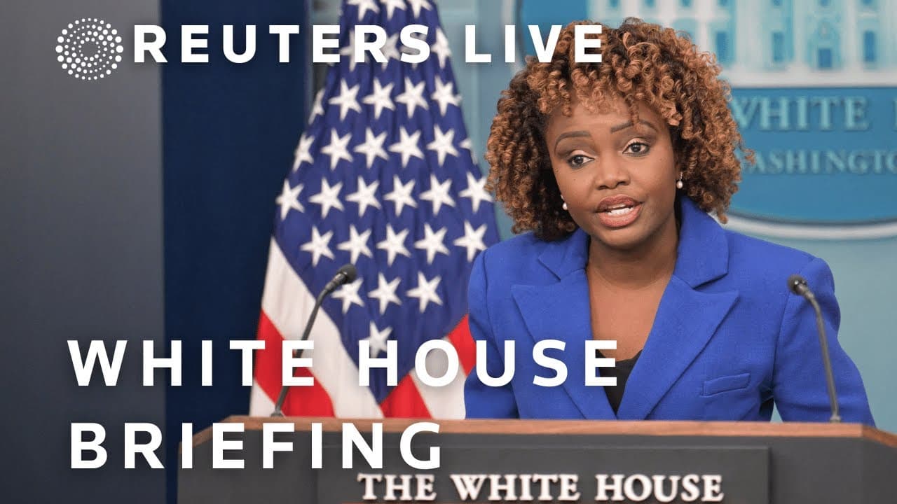LIVE: White House briefing with Karine Jean-Pierre