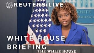 LIVE: White House briefing with Karine Jean-Pierre