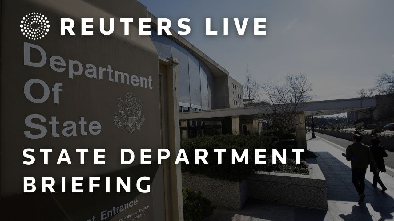 LIVE: State Department briefing with Matthew Miller