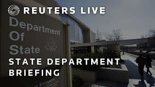 LIVE: State Department briefing with Matthew Miller