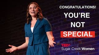 You're not special, you're just adulting | Jess Diamond | TEDxSugar Creek Women