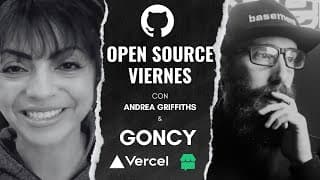 Event is Spanish: Open Source Viernes con Goncy