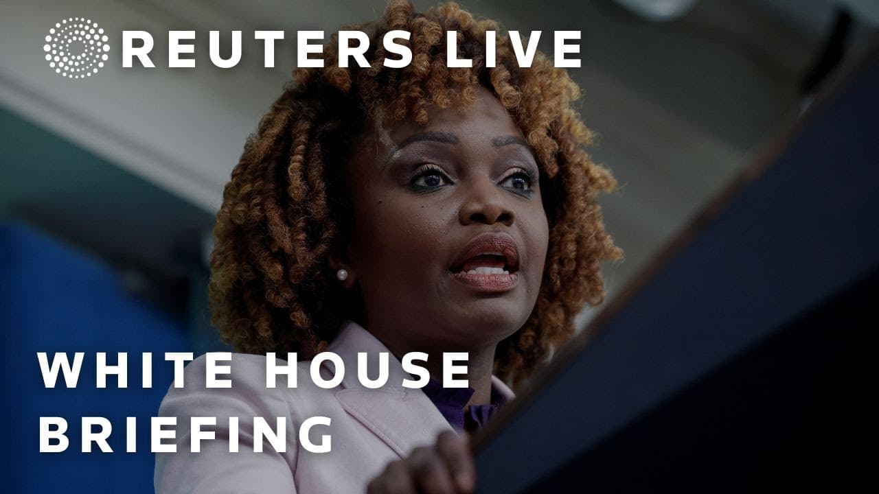 LIVE: White House briefing