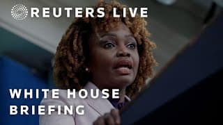 LIVE: White House briefing