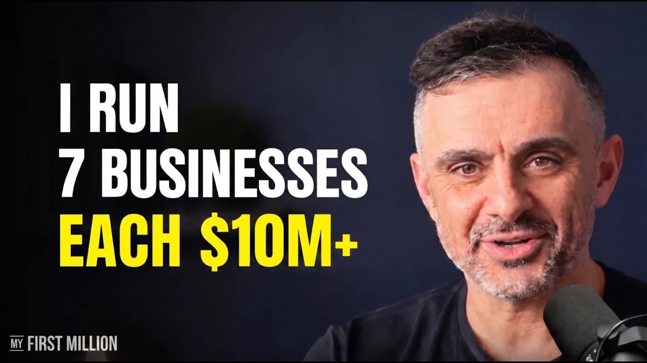 Gary Vee runs 7 businesses doing $10M+ each