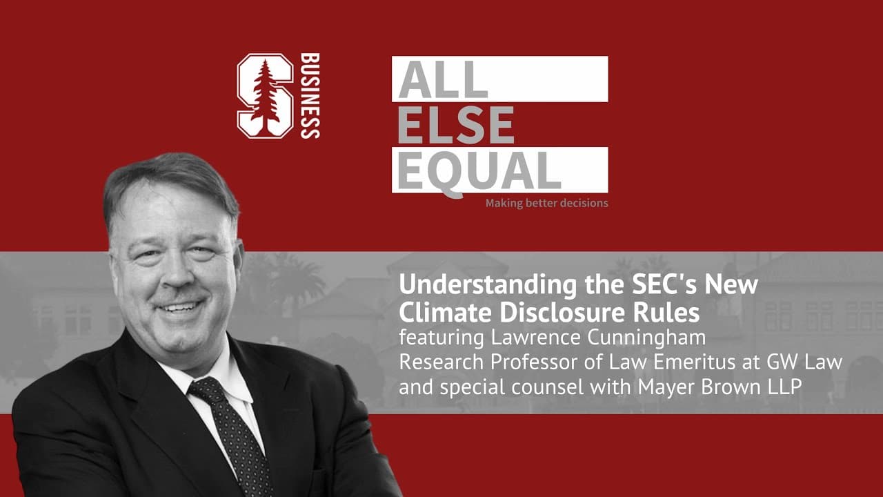 Climate Disclosure Full Video