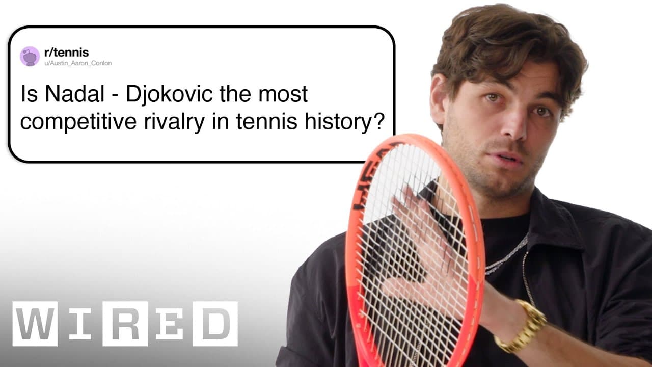 Taylor Fritz Answers Tennis Questions | Tech Support | WIRED