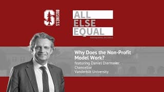 Ep39 “Why Does the Non-Profit Model Work?” with Daniel Diermeier