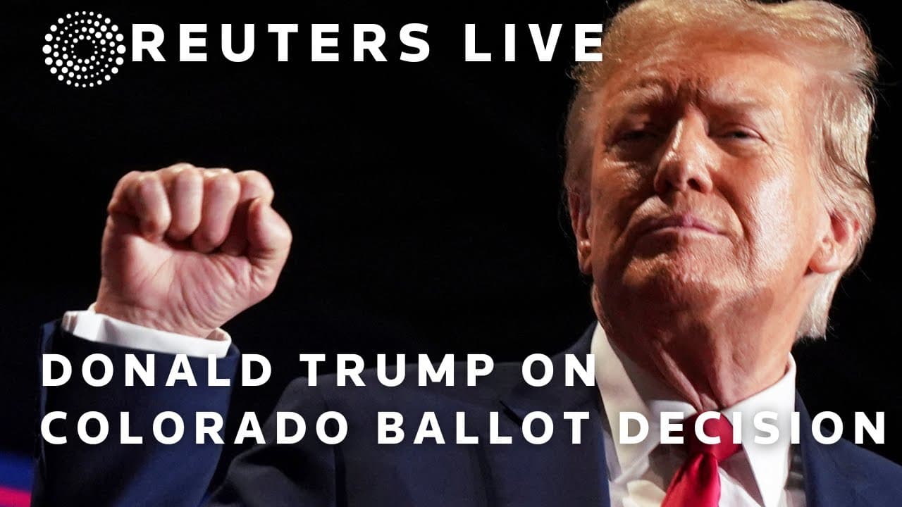 LIVE: Former President Donald Trump speaks about the Supreme Court's Colorado ballot decision
