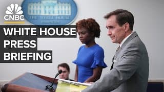 White House press secretary Karine Jean-Pierre and NSC's John Kirby hold a briefing — 1/24/24