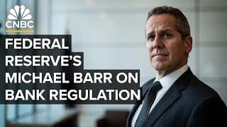 Federal Reserve Vice Chair for Supervision Michael Barr speaks on bank regulation — 1/19/2024