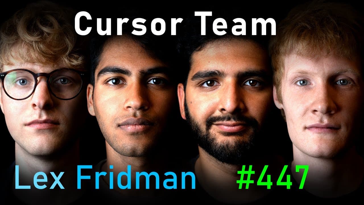Cursor Team: Future of Programming with AI | Lex Fridman Podcast