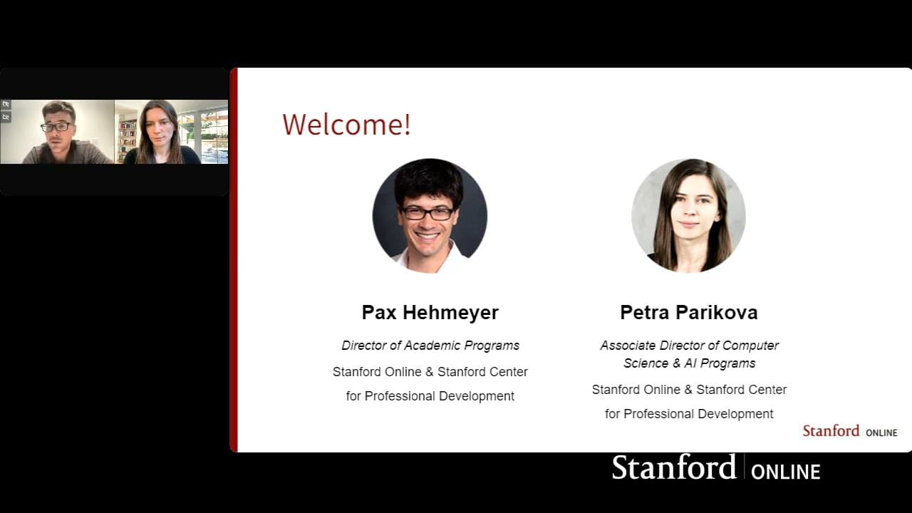 Information Session: Artificial Intelligence Online Programs I August 2024