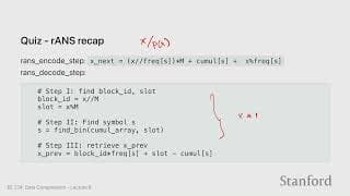 Stanford EE274: Data Compression I 2023 I Lecture 8 - Beyond IID distributions: Conditional entropy