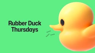 Rubber Duck Thursdays!
