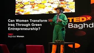 Can Women Transform Iraq Through Green Entrepreneurship? | Marwa Alnuaimi | TEDxBaghdadWomen