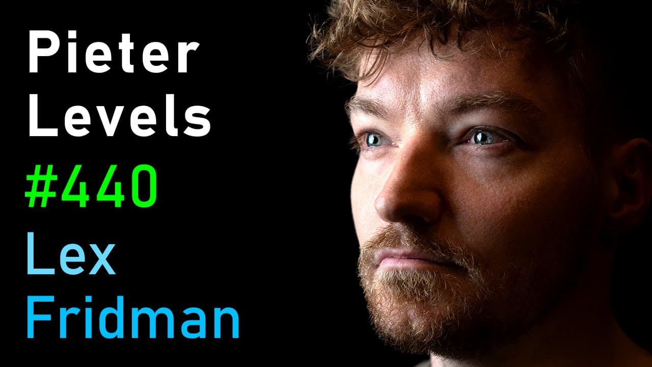 Pieter Levels: Programming, Viral AI Startups, and Digital Nomad Life | Lex Fridman Podcast