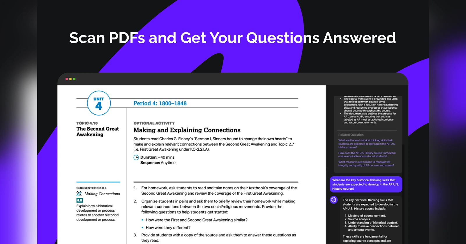 AnswerAI Chrome extension for instant on-page answers