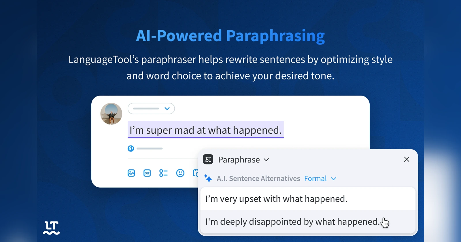 LanguageTool AI Chrome extension for grammar