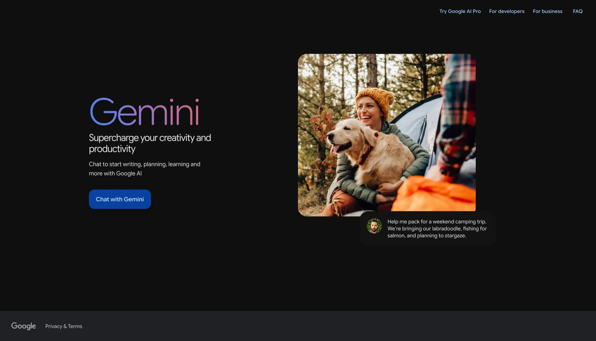 Google Gemini AI assistant for Google Workspace, Android, and multimodal research