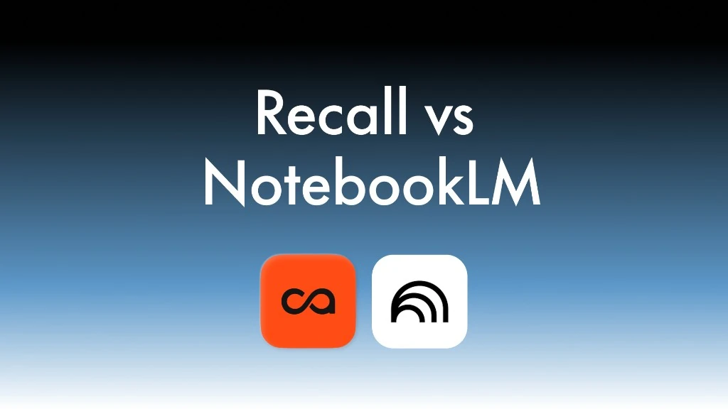 Recall vs NotebookLM: best NotebookLM alternative for AI knowledge management in 2026