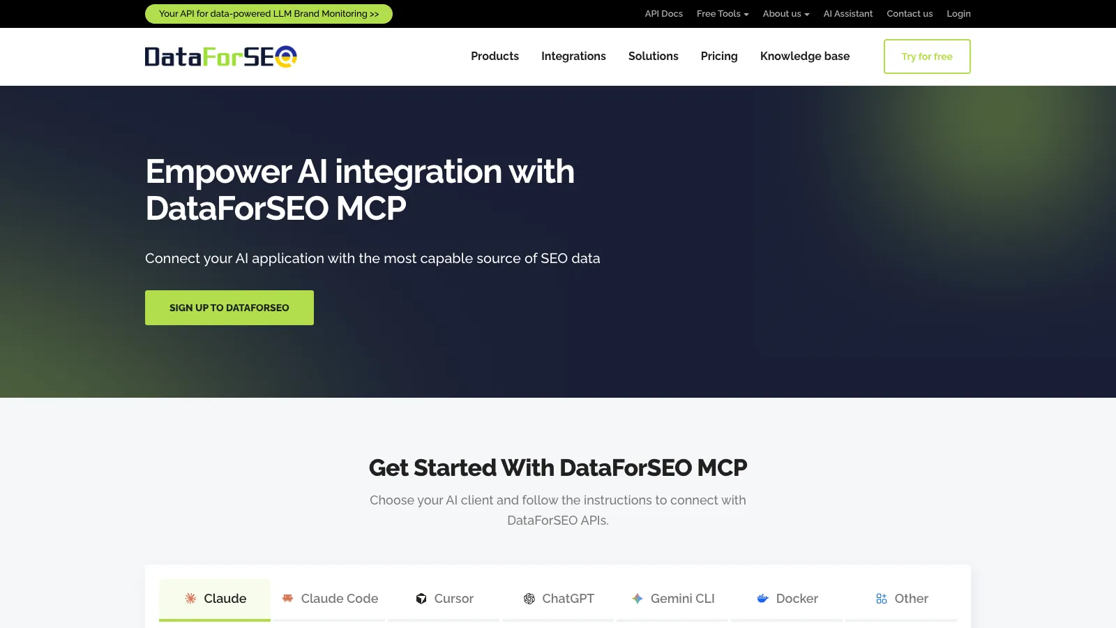 DataForSEO MCP server