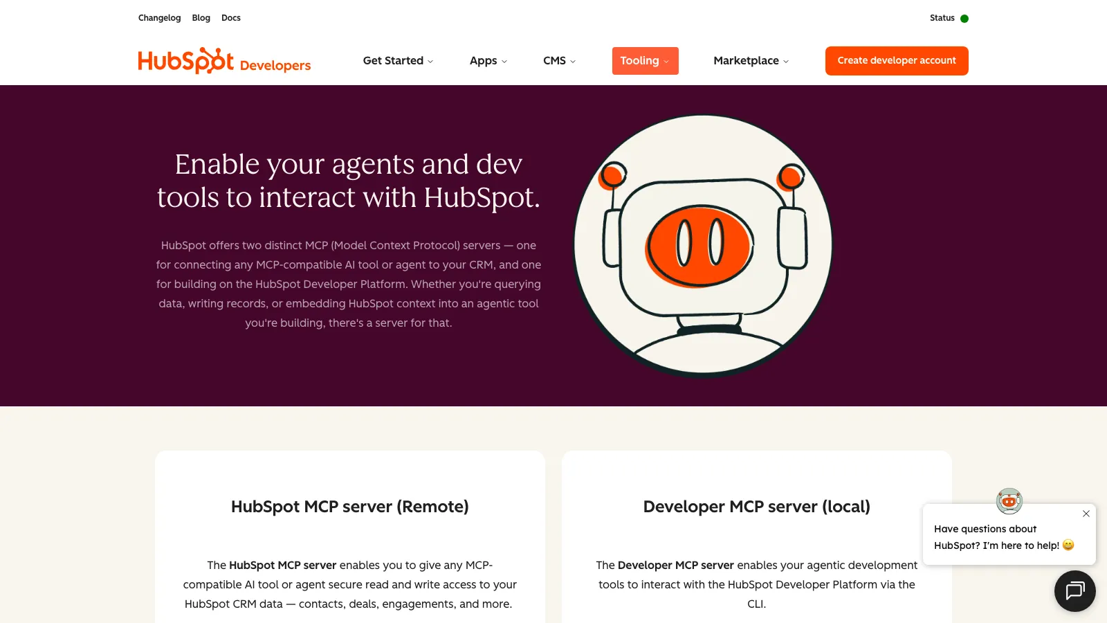 HubSpot MCP server