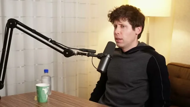 Sam Altman on Lex Fridman podcast, YouTube video ready to summarize in Recall